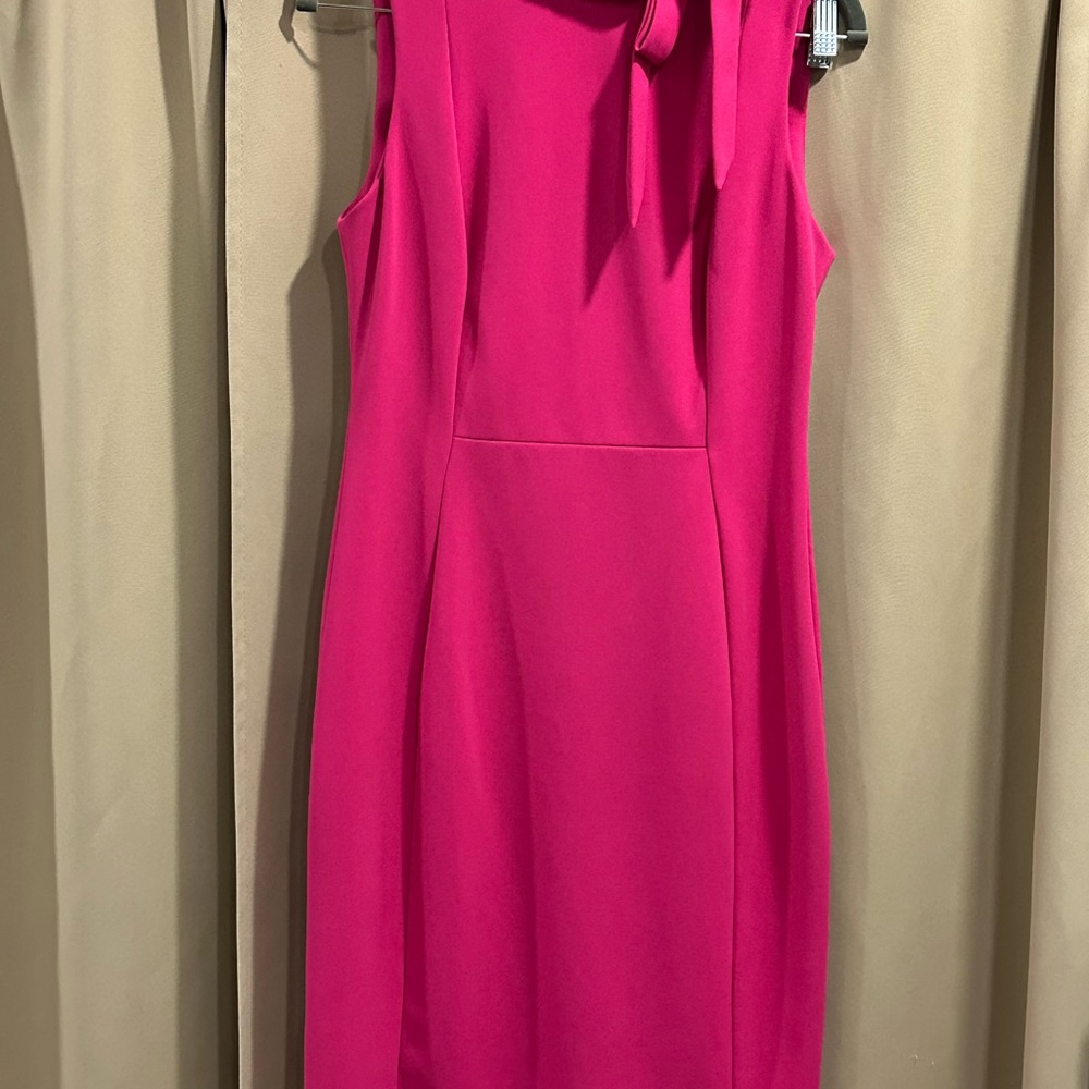 Elegant Pink Sleeveless Dress